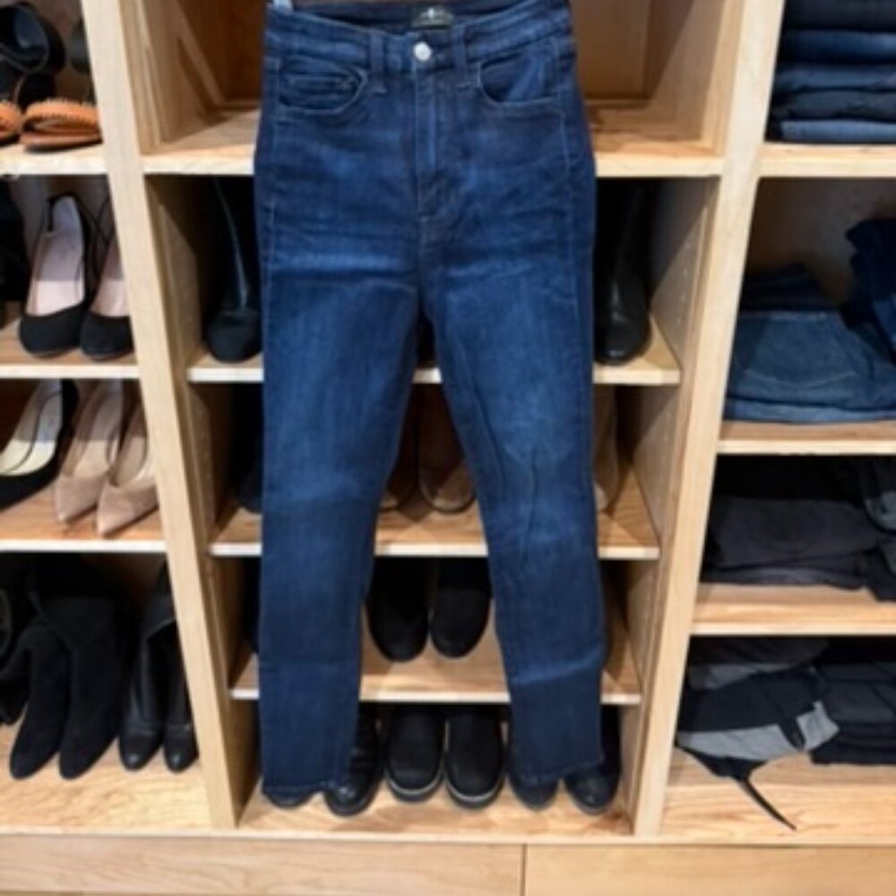 NWT Seven for all mankind tailorless skinny jeans size 25